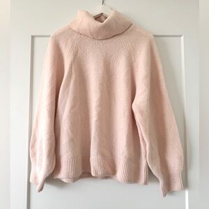 & Other Stories light pink wool turtleneck sweater